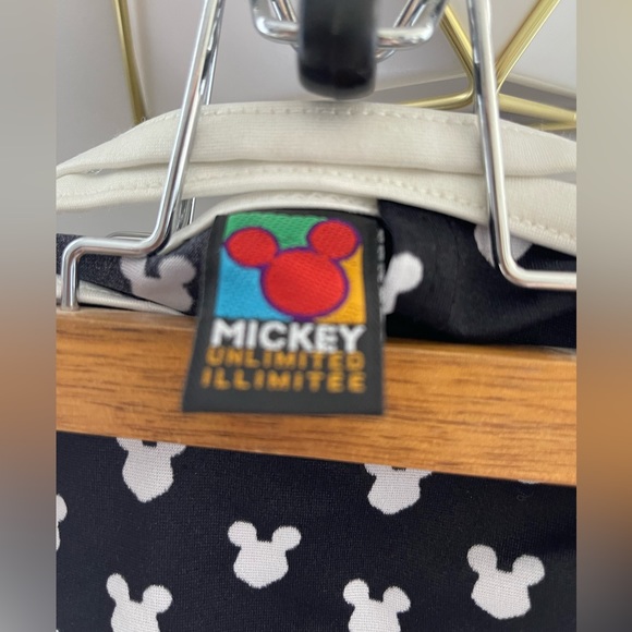 NWT Vintage Mickey Unlimited Charlie Sun Graphic Wrap Skirt Swim Coverup Girls L - Picture 2 of 4